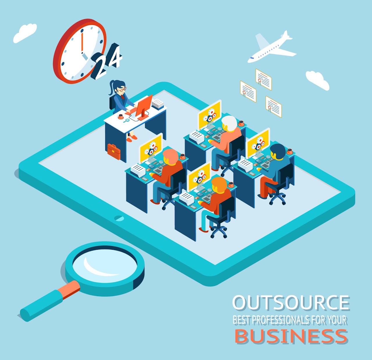Outsource Best Professionals For Your Business